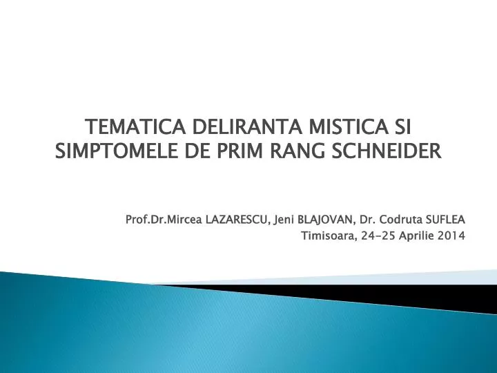 prof dr mircea lazarescu jeni blajovan dr codruta suflea timisoara 24 25 aprilie 2014