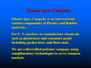 Teknor Apex Company