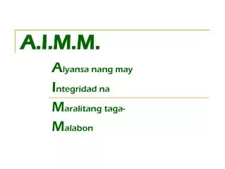 A.I.M.M.