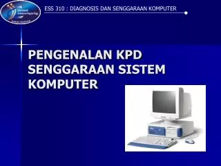 PPT - Pengenalan Sistem Komputer PowerPoint Presentation, Free Download ...