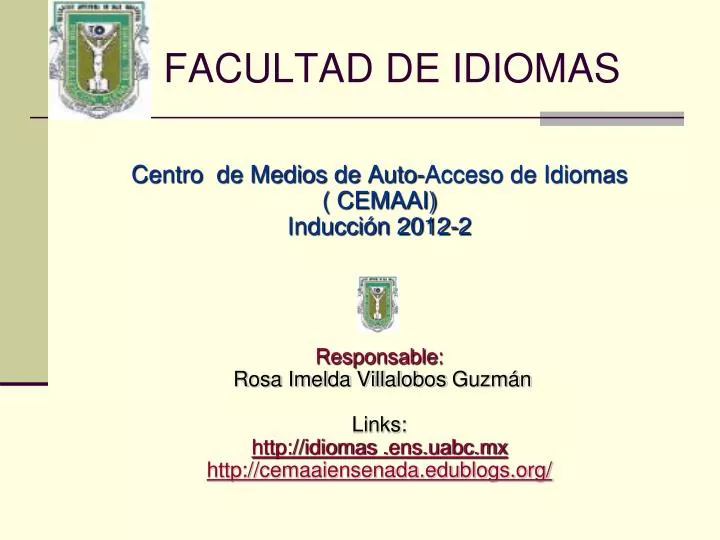 facultad de idiomas