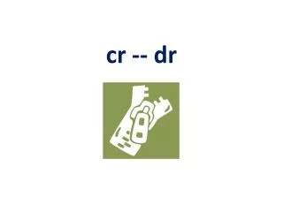 c r -- dr