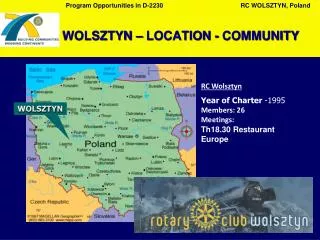 WOLSZTYN – LOCATION - COMMUNITY
