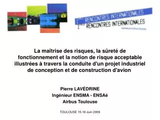 pierre lav drine ing nieur ensma ensa airbus toulouse