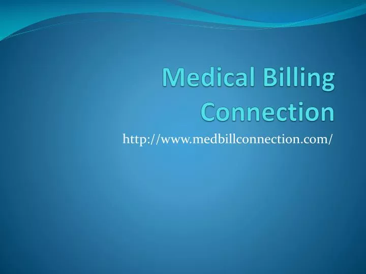medical billing connection