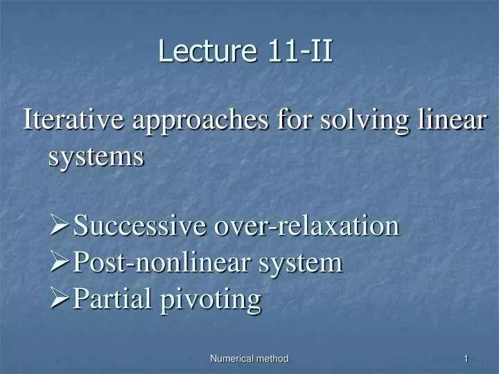 lecture 11 ii