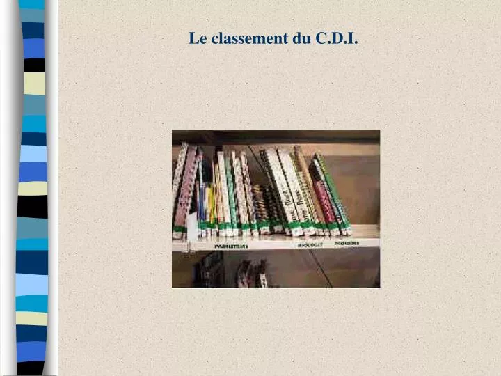 le classement du c d i