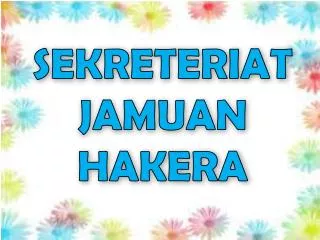 sekreteriat jamuan hakera