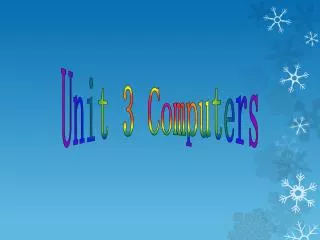 Unit 3 Computers