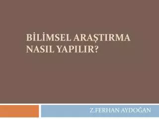 b l msel ara tirma nasil yapilir