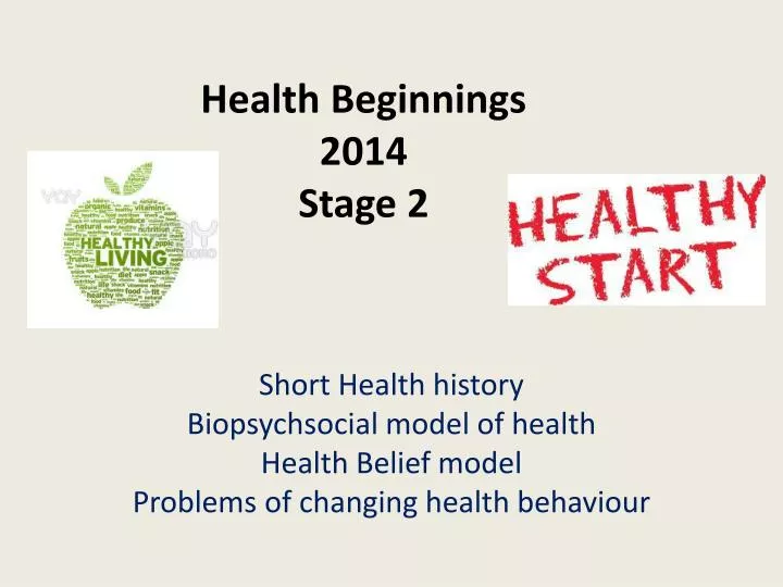 health beginnings 2014 stage 2