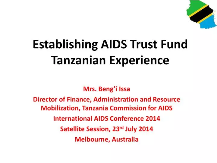 establishing aids trust fund tanzanian experience