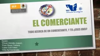 el comerciante