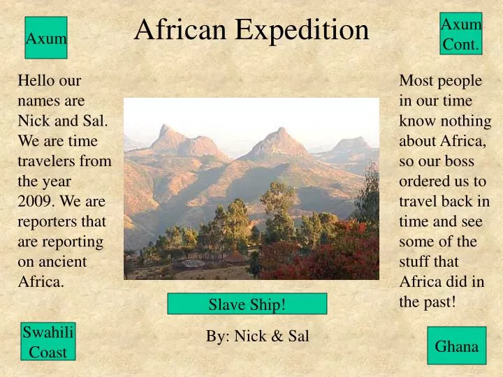 african expedition