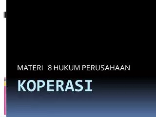 materi 8 hukum perusahaan