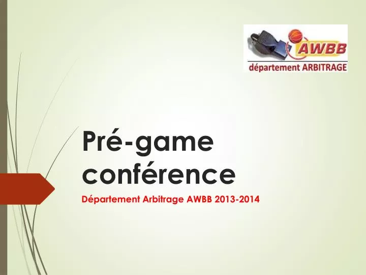 pr game conf rence