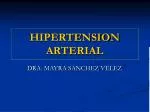 HIPERTENSION ARTERIAL - slide 1