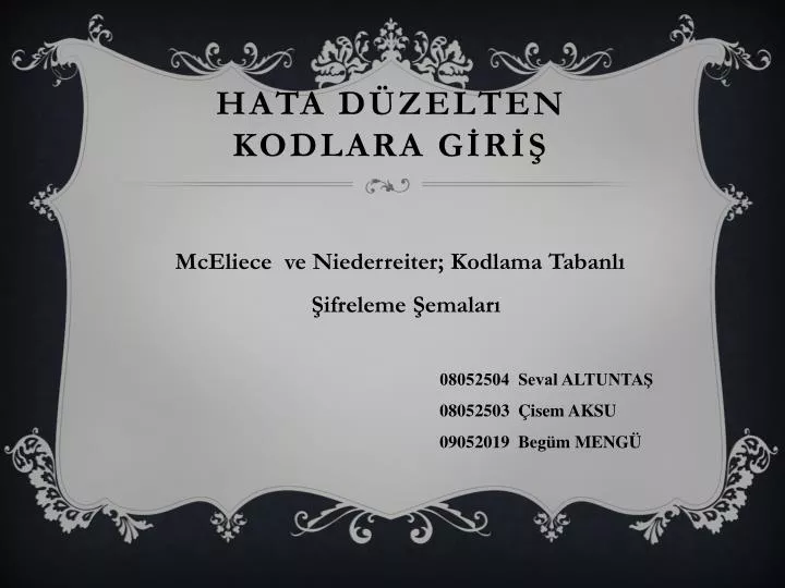 hata d zelten kodlara g r