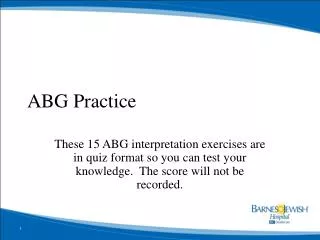 ABG Practice
