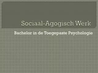sociaal agogisch werk