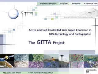 GIS-Technology and Cartography: