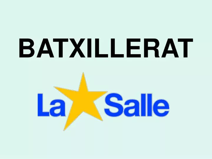 batxillerat