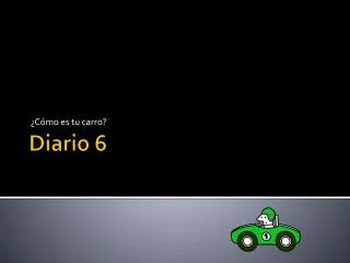 c mo es tu carro