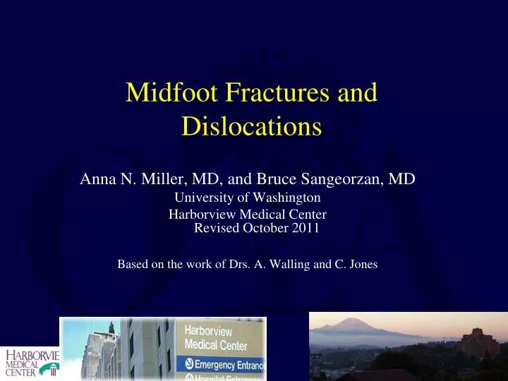 midfoot fractures and dislocations