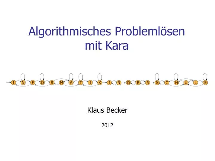 algorithmisches probleml sen mit kara