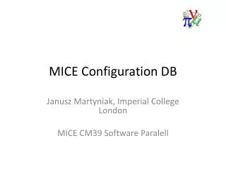 MICE Configuration DB