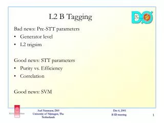 L2 B Tagging