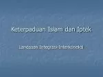 Keterpaduan Islam dan Iptek - slide 1