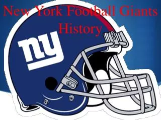 New York Football Giants History