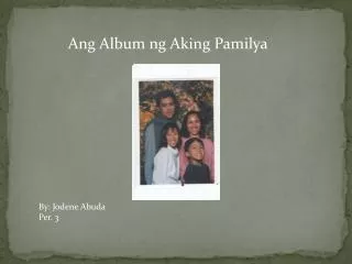 Ang Album ng Aking Pamilya