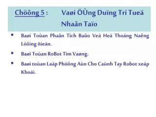 ch ng 5 va i ng du ng tr tue nha n ta o
