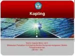 Kopling - slide 1