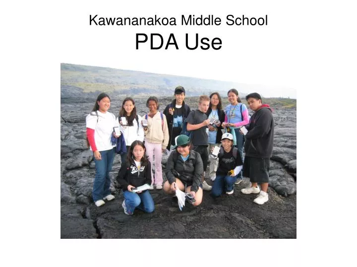 kawananakoa middle school pda use