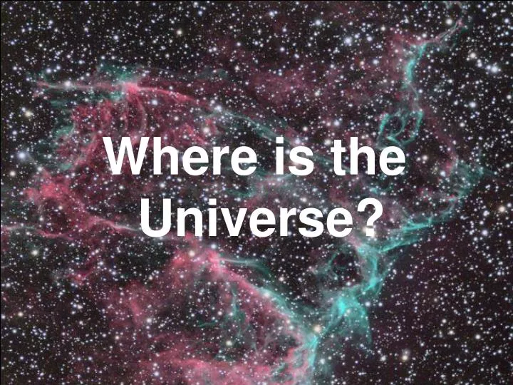 where is the universe