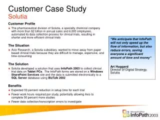 Customer Case Study Solutia