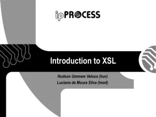 Introduction to XSL
