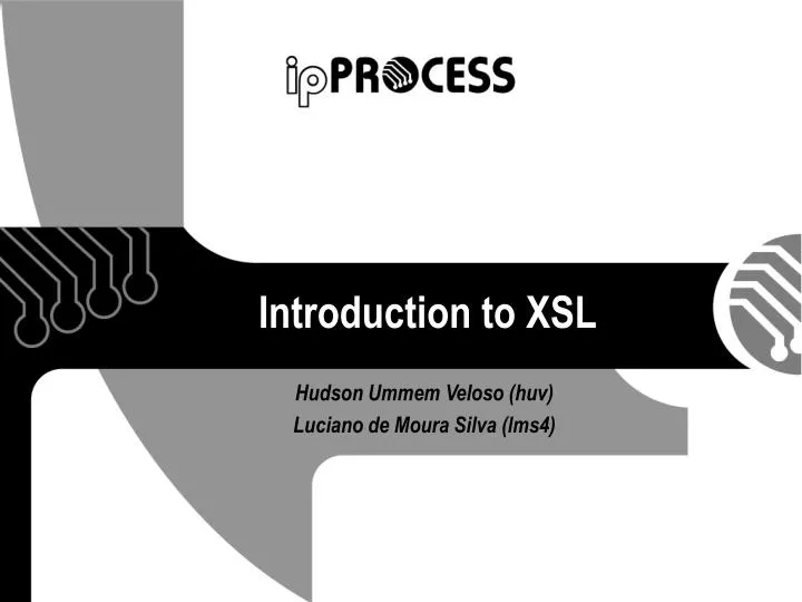 introduction to xsl