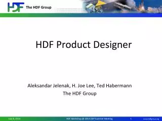 HDF Product Designer