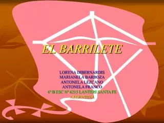 el barrilete