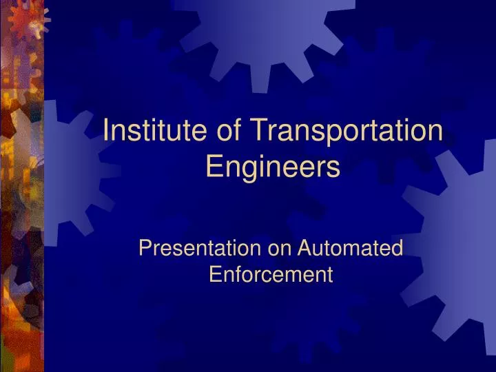 institute of transportation engineers