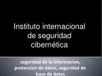 seguridad de la informacion - slide 1