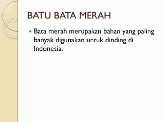 batu bata merah