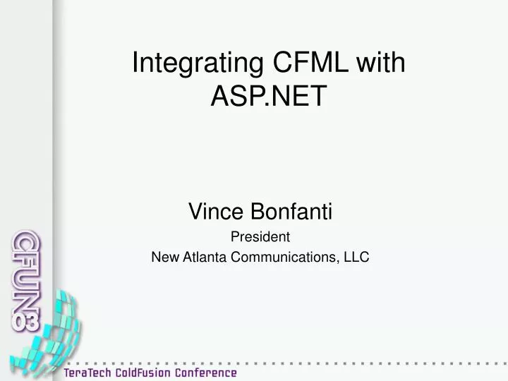 integrating cfml with asp net