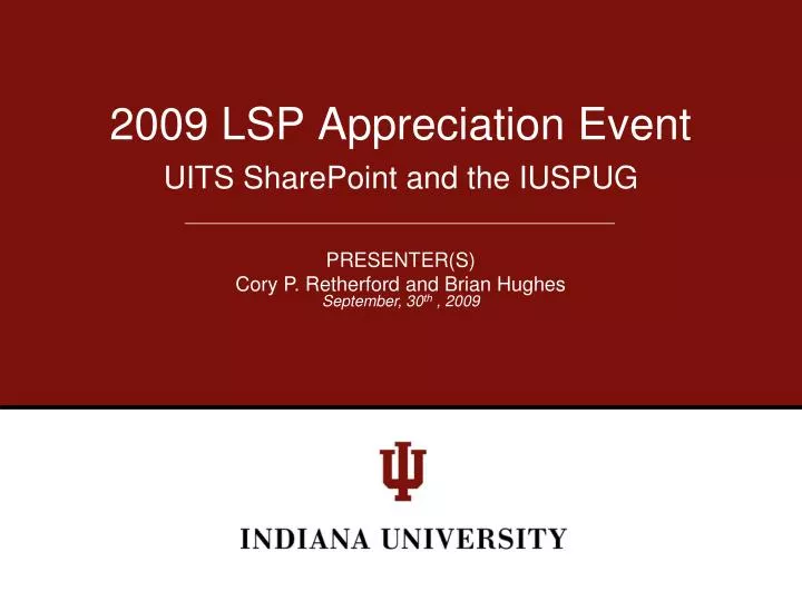 2009 lsp appreciation event