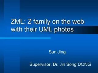 ZML: Z family on the web with their UML photos
