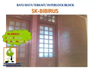 batu bata terkait interlock block